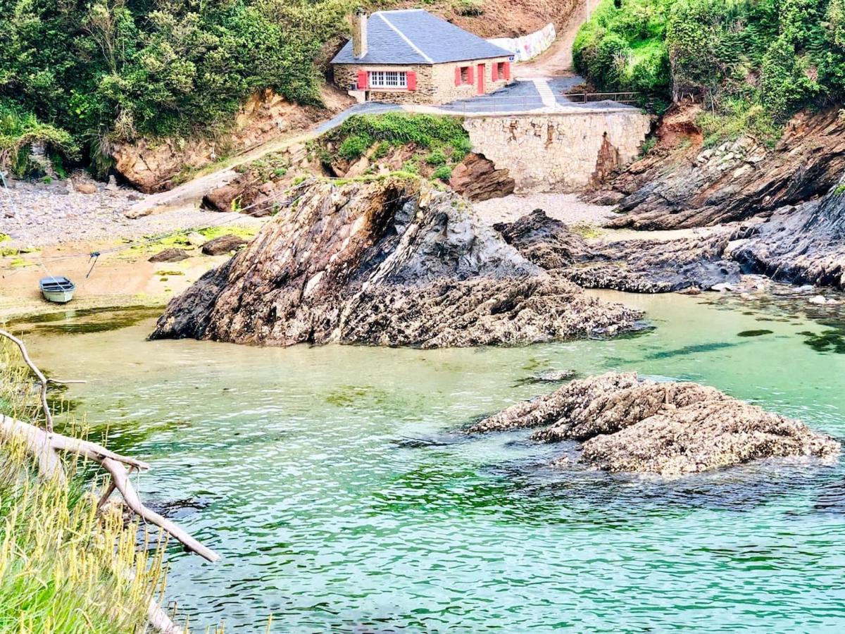 Вилла The Cliffs - Cala Porto Do Val Виседо Экстерьер фото