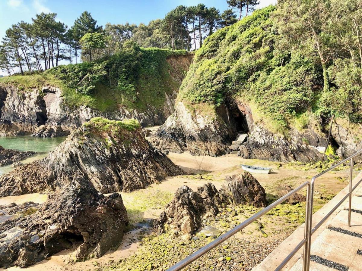 Вилла The Cliffs - Cala Porto Do Val Виседо Экстерьер фото