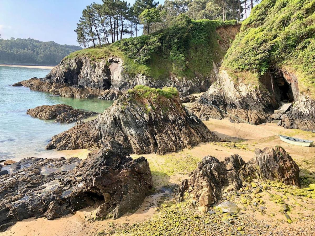 Вилла The Cliffs - Cala Porto Do Val Виседо Экстерьер фото